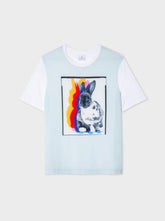 Paul Smith Tops Paul Smith Rabbit Shadow T-Shirt Light Blue izzi-of-baslow