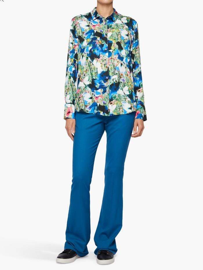 Paul Smith Tops Paul Smith Shirt Blue Floral W2R-019B-F30751-47 izzi-of-baslow