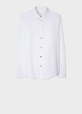 Paul Smith Tops Paul Smith White Shirt With Multi Buttons W2R-019B-E30056 izzi-of-baslow
