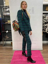 Paul Smith Trousers Paul Smith Green Tartan Wool Trousers W2R-083T-E30641 izzi-of-baslow