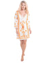 Pranella Beachwear Pranella Aggie White and Tangerine Summer Dress Beach Cover Up izzi-of-baslow