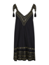 Pranella Beachwear Pranella Anna Black Gold Summer  Dress izzi-of-baslow