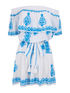Pranella Beachwear Pranella Fiona China Blue & White Mini Dress izzi-of-baslow