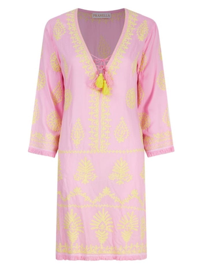 Pranella Dresses Pranella Aggie Dress Pink Lemon izzi-of-baslow