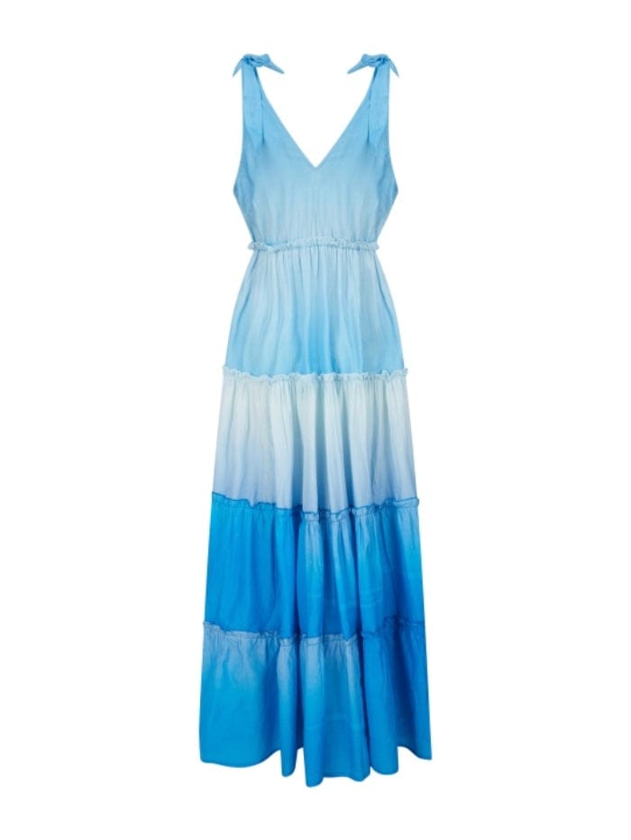 Pranella Dresses Pranella Jinka Maxi Dress Blue Ombre izzi-of-baslow