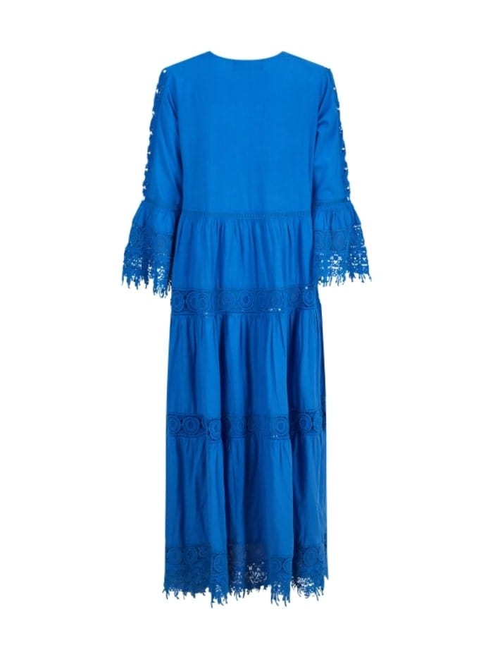 Pranella Dresses Pranella Rebel Maxi Dress Greek Blue izzi-of-baslow