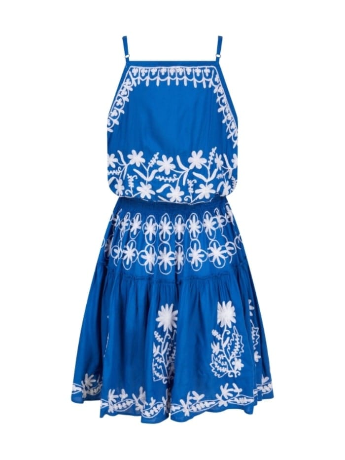 Pranella Skirts Pranella Chloe Mini Cobalt izzi-of-baslow