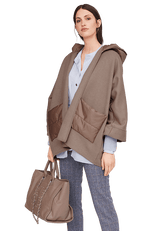 Riani Coats & Jackets O/S Riani Taupe Jacket With Pockets 709110/9550 izzi-of-baslow