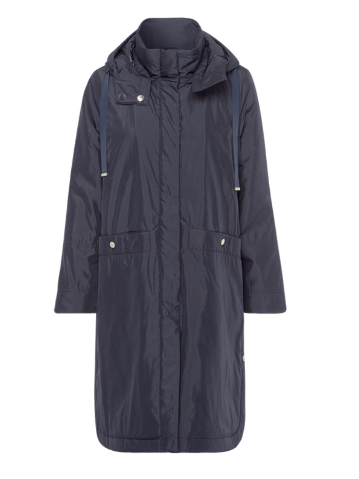 Riani Coats &amp; Jackets Riani Deep Blue Parka Coat 132050-3782 izzi-of-baslow