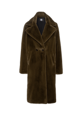 Riani Coats & Jackets Riani Olive Green Teddy Bear Coat 802990-5327 izzi-of-baslow