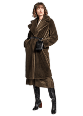 Riani Coats & Jackets Riani Olive Green Teddy Bear Coat 802990-5327 izzi-of-baslow