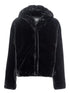Riani Coats & Jackets Riani Short Black Teddy Bear Coat With Hood 802980-5327 izzi-of-baslow