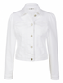 Riani Coats & Jackets Riani White Denim Jacket 341860-2811 100 izzi-of-baslow