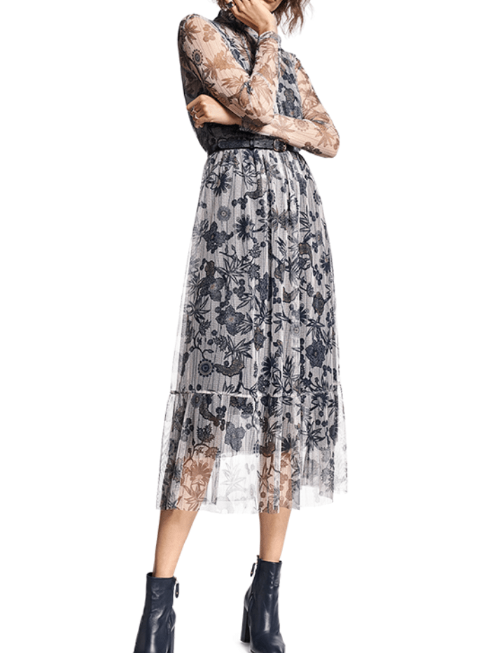 Riani Dresses Riani Floral Maxi Dress 136090-8179 izzi-of-baslow