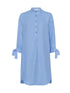 Riani Dresses Riani Vista Blue Cotton Linen Dress 146885-2272 440 izzi-of-baslow