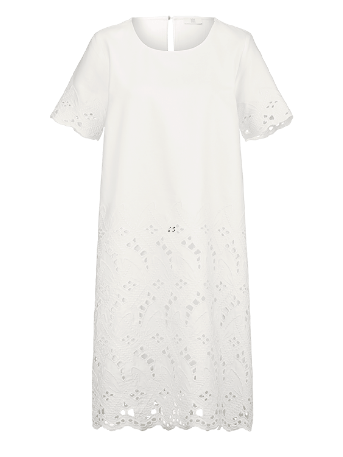 Riani Dresses Riani White Embroidered Dress 246660 3975 100 izzi-of-baslow