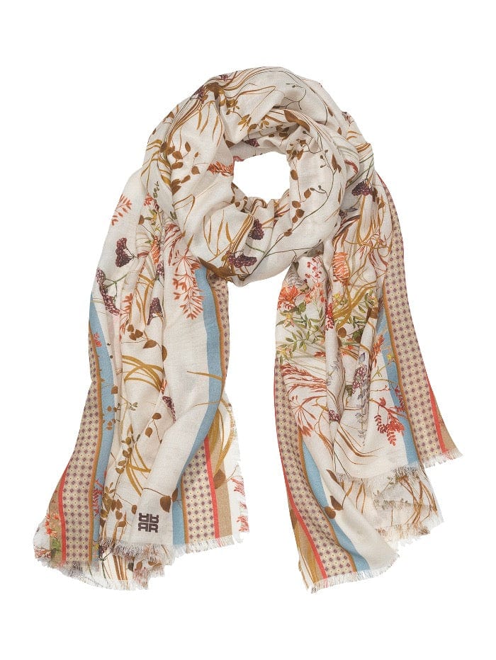 Riani Knitwear One Size Riani Floral Print Scarf 279030 9550 184 izzi-of-baslow