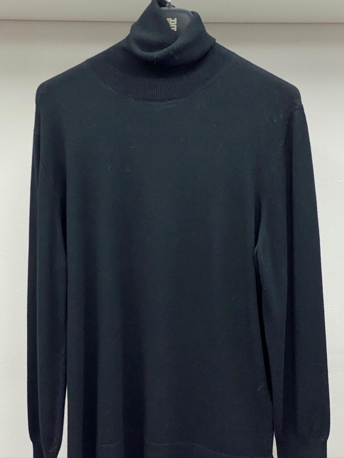 Riani Knitwear Riani Long Sleeved Black Polo Necked Jumper 887850/7673 999 izzi-of-baslow