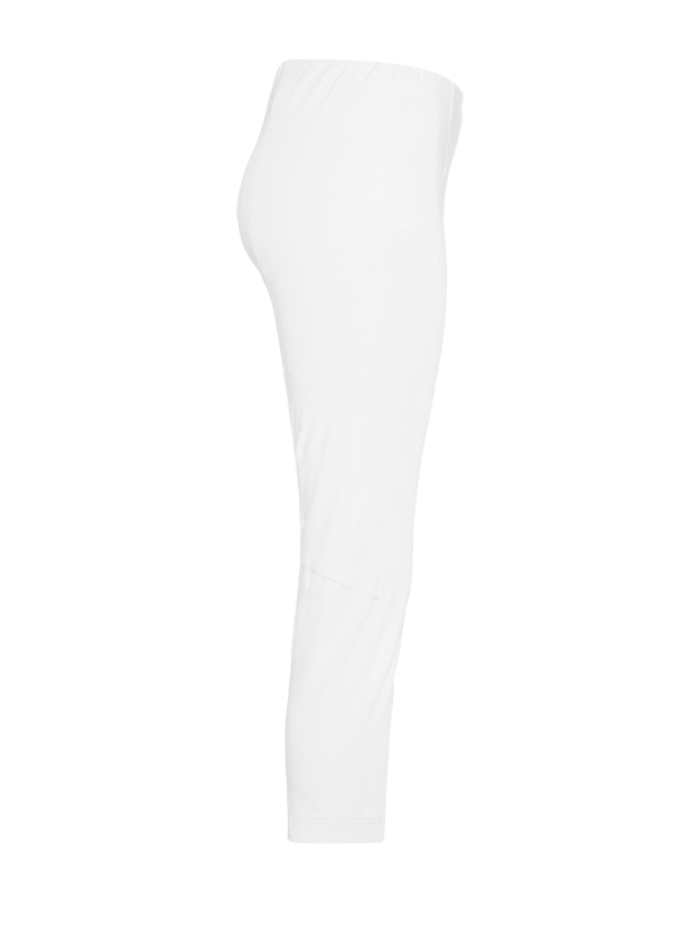 Riani Trousers Riani Hose Danielle White Short Pull On Stretch Trousers 393275-2162 100 izzi-of-baslow