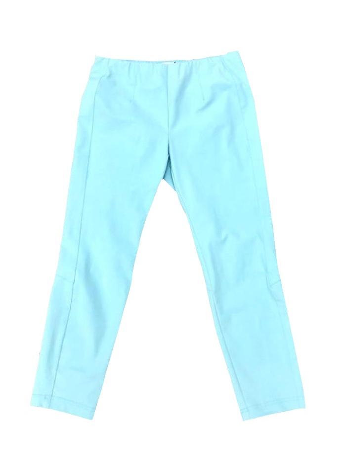 Riani Trousers Riani Ice Blue Cropped Pull On Trouser 393275 -2162 410 S izzi-of-baslow