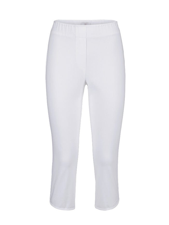 Riani Trousers Riani White Cropped Trousers 243760 3828 100 izzi-of-baslow