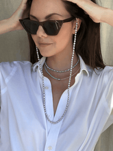 Talis Chains Accessories Talis Chains Freshwater Pearl Glasses Chain Grey izzi-of-baslow