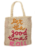 The Jacksons Accessories One Size The Jacksons London LET THE GOOD TIMES ROLL Jute Bag Natural Multi izzi-of-baslow