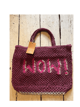 The Jacksons Accessories Small The Jacksons London WOW Jute Bag Orchid & Hot Pink izzi-of-baslow