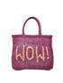 The Jacksons Accessories Small The Jacksons London WOW Jute Bag Orchid & Hot Pink izzi-of-baslow
