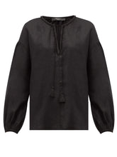 Weekend By Max Mara Coats and Jackets Weekend By Max Mara Calotta Black Blouse 59410801 izzi-of-baslow