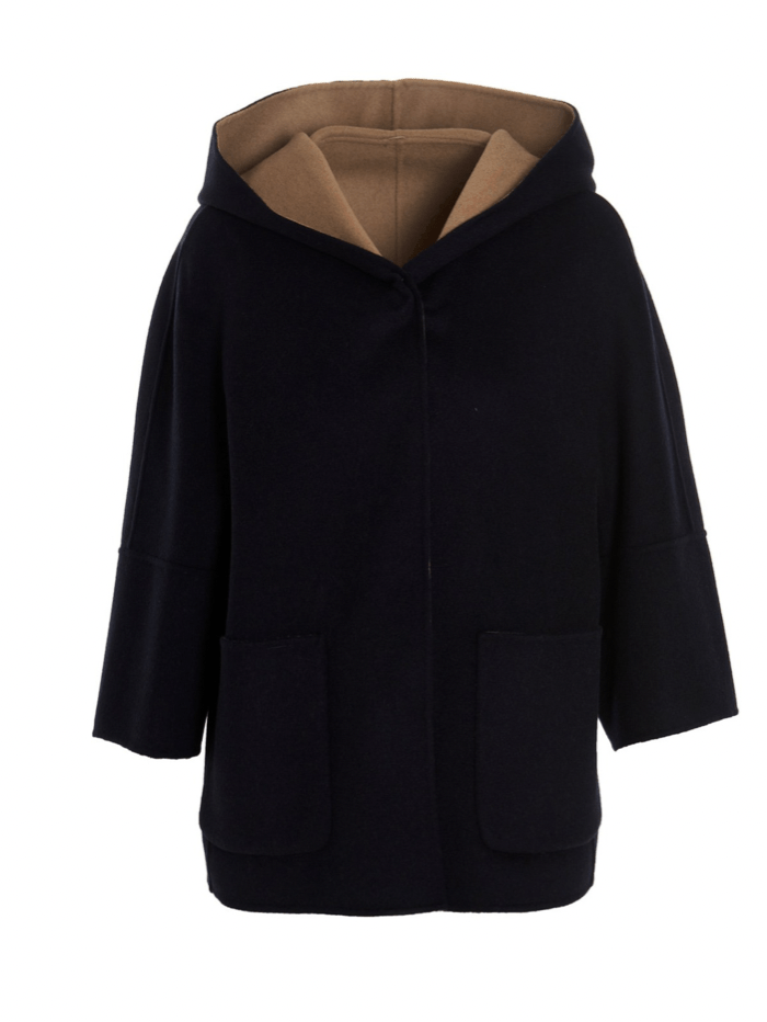 Weekend By Max Mara Coats and Jackets Weekend By Max Mara GRANNA Navy and Camel Reversible Jacket 014 izzi-of-baslow