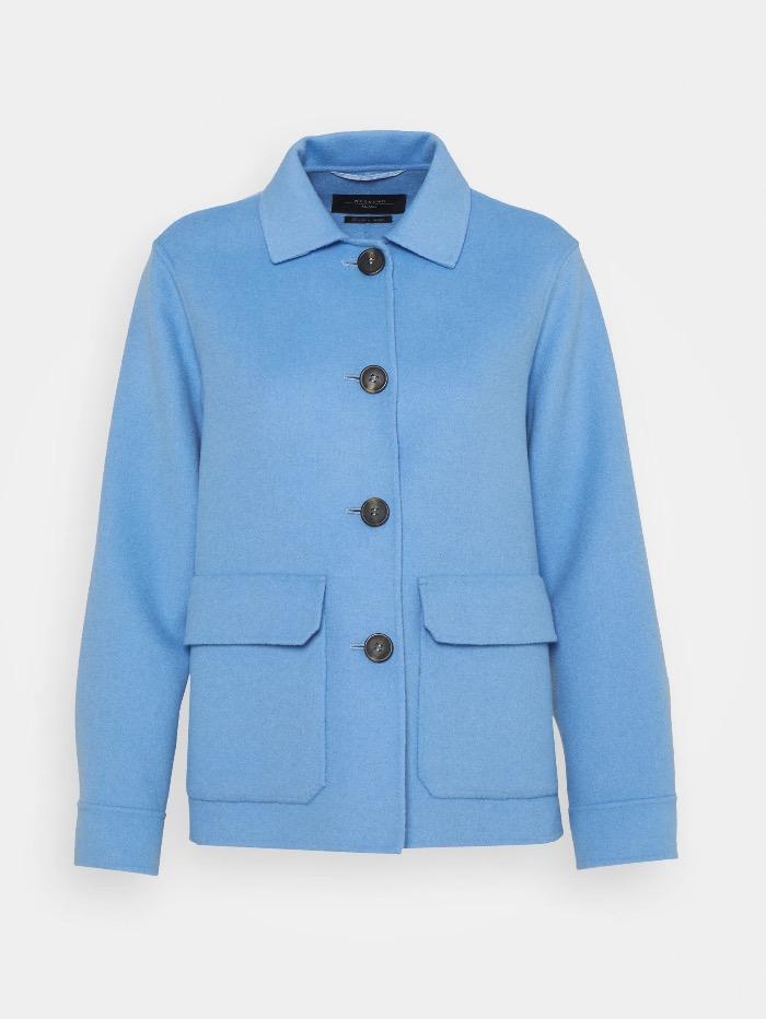 Weekend By Max Mara Coats and Jackets Weekend Max Mara BIAVO Blue Wool Jacket 50410217000 043 izzi-of-baslow