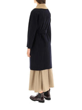 Weekend By Max Mara Coats and Jackets Weekend Max Mara RAIL Camel and Navy Double Faced Reversible Coat 50160319 014 izzi-of-baslow