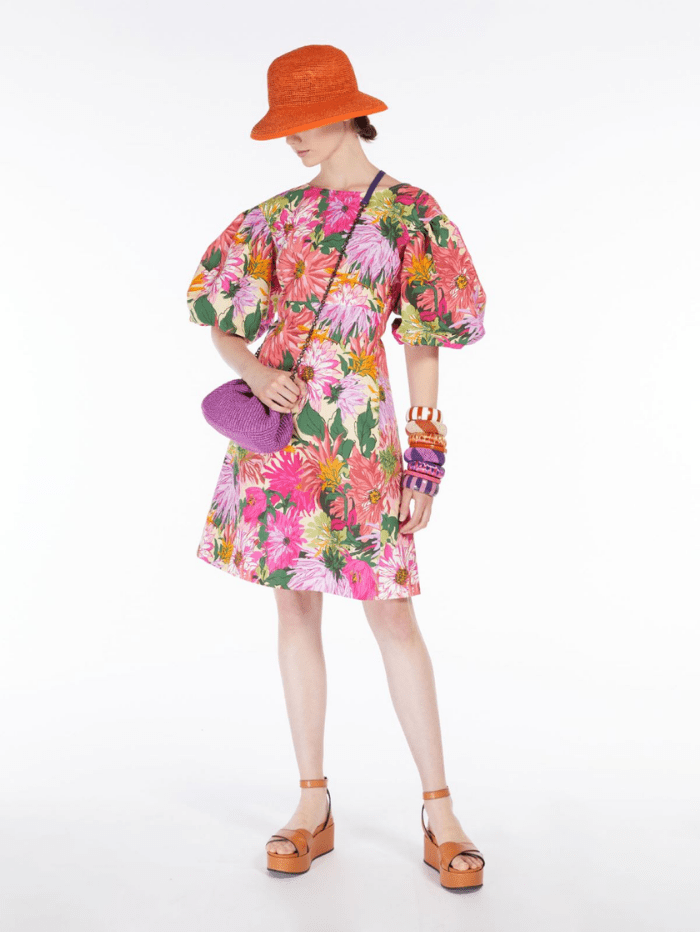 Weekend By Max Mara Dresses Weekend By Max Mara COCCOLE Floral Print Dress 522114216 002 izzi-of-baslow