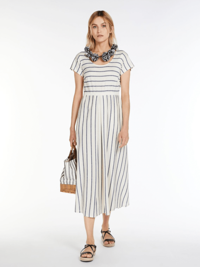 Weekend By Max Mara Dresses Weekend By Max Mara EDICOLA Linen Dress 2356211031600 001 izzi-of-baslow