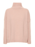 Weekend By Max Mara Knitwear Weekend By Max Mara BENITO Pale Pink High Neck Jumper 536610236 014 izzi-of-baslow