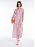 Weekend By Max Mara Knitwear Weekend By Max Mara Vela Pink Floral Printed Dress 2352211337 001 izzi-of-baslow