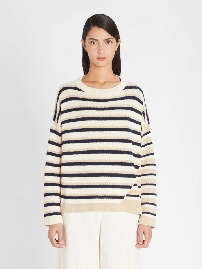 Weekend By Max Mara Knitwear Weekend Max Mara AURONZO Striped Jumper 53611317600 izzi-of-baslow