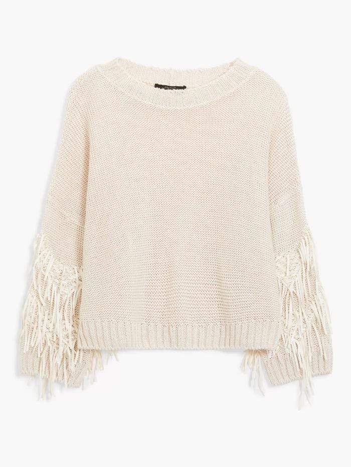 Weekend By Max Mara Knitwear Weekend Max Mara ESTROSO Knitted Ivory Jumper 53610911600 izzi-of-baslow