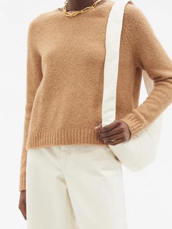 Weekend By Max Mara Knitwear Weekend Max Mara GEO Camel Sweater 53661319600 008 izzi-of-baslow