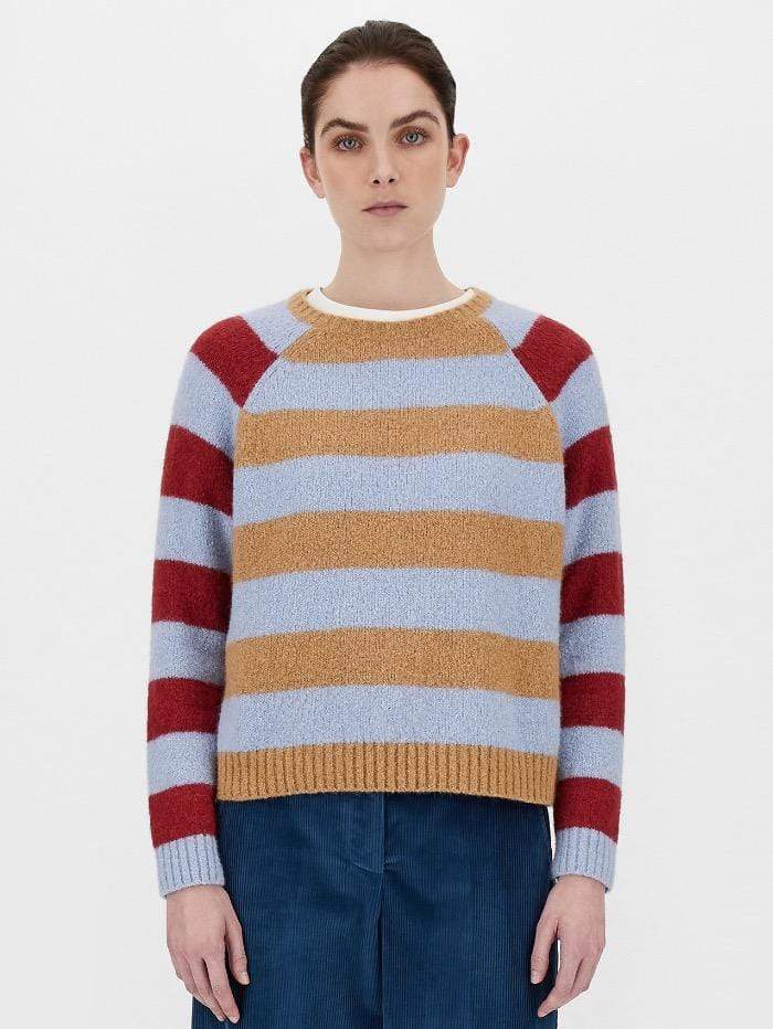 Weekend By Max Mara Knitwear Weekend Max Mara GEO Striped Sweater 53661319600 009 izzi-of-baslow