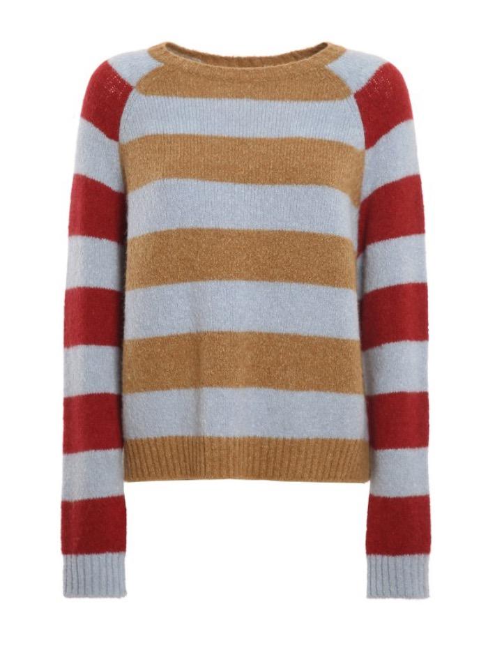 Weekend By Max Mara Knitwear Weekend Max Mara GEO Striped Sweater 53661319600 009 izzi-of-baslow