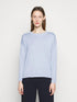 Weekend By Max Mara Knitwear Weekend Max Mara SIBARI Blue Silk Cotton Jumper 53610817600 izzi-of-baslow