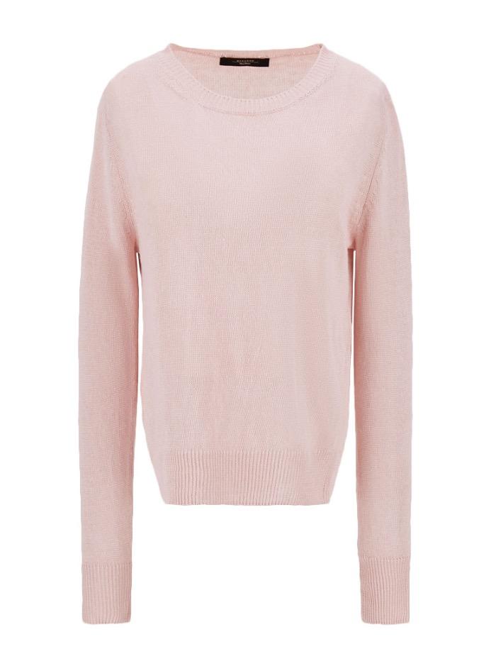 Weekend By Max Mara Knitwear Weekend Max Mara TEIERA Pastel Pink Jumper 536107110600 izzi-of-baslow