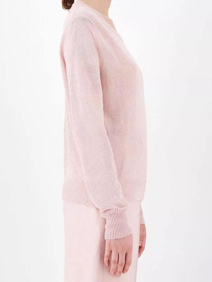 Weekend By Max Mara Knitwear Weekend Max Mara TEIERA Pastel Pink Jumper 536107110600 izzi-of-baslow