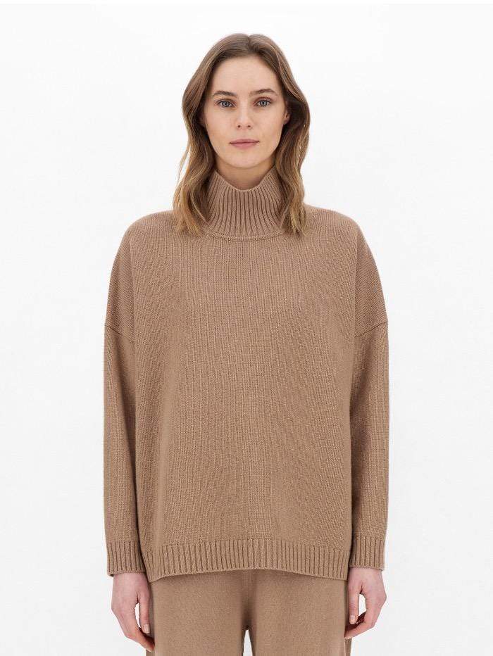 Weekend By Max Mara Knitwear Weekend Max Mara ZURLO Camel Sweater 53661113600 005 izzi-of-baslow