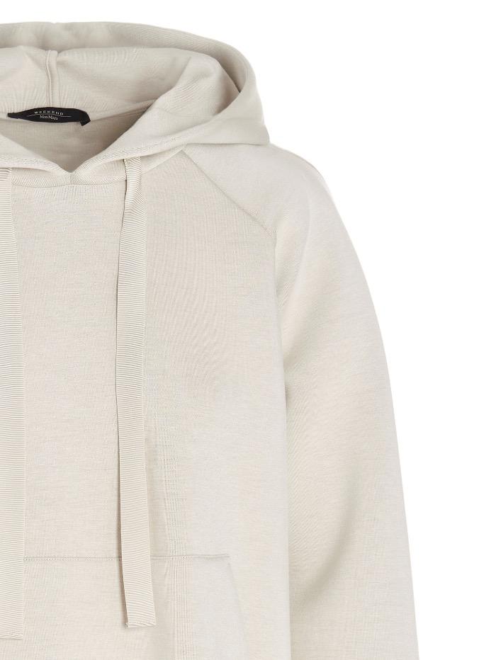 Weekend By Max Mara Loungewear Weekend Max Mara CERCHIO Natural Ivory Hoodie 59269319 003 izzi-of-baslow