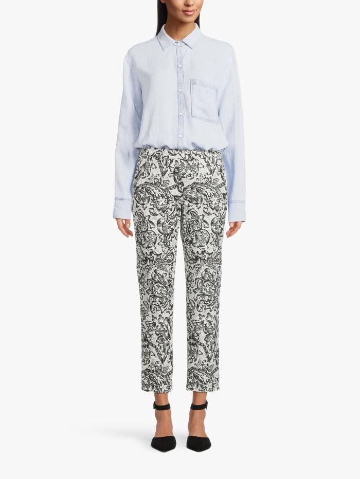 Weekend By Max Mara Loungewear Weekend Max Mara ESULE  Printed Trousers 5136121900 001 izzi-of-baslow