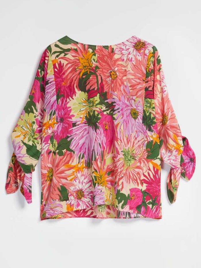 Weekend By Max Mara Tops Weekend By Max Mara VORRA Silk Floral Print Top 51111021 002 izzi-of-baslow