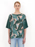 Weekend By Max Mara Tops Weekend Max Mara ARIETE Floral Printed T Shirt 59411011 002 izzi-of-baslow